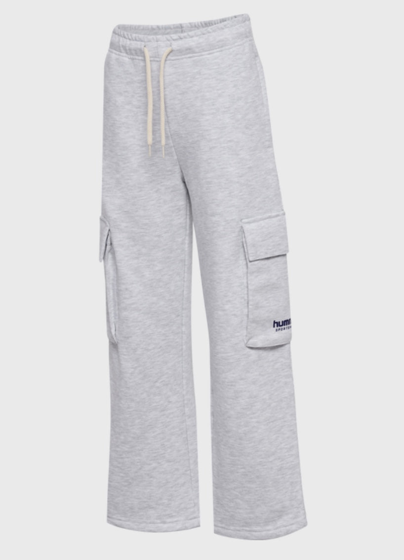 Bukse Cargo Light Grey Melange