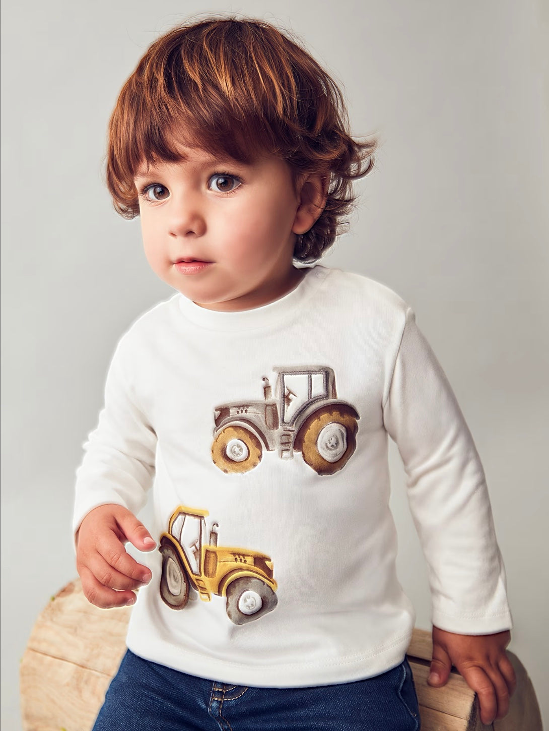 Genser Traktor Cream