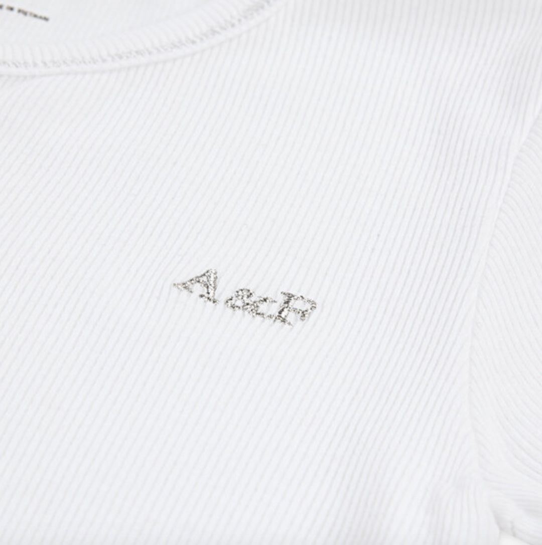 T-skjorte Henley Bright White