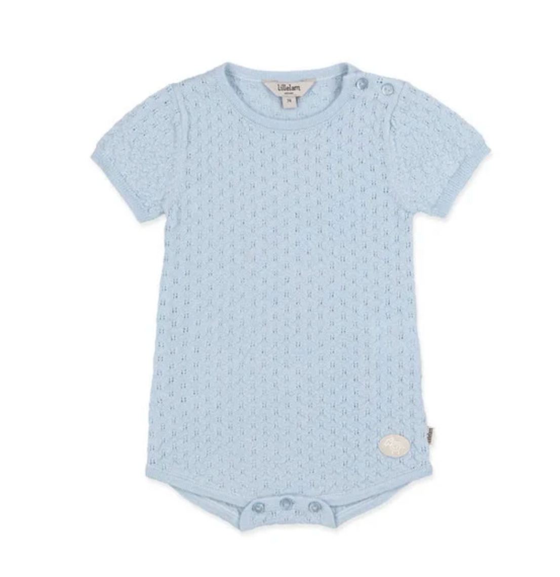 Romper Alex m/kort Erm Lyseblå