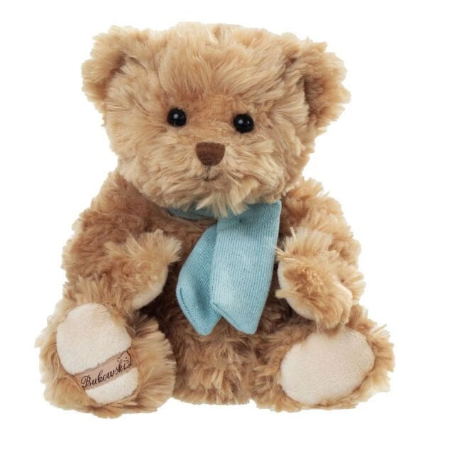 Kosebamse Baby Ludwig 25cm Blå Sløyfe