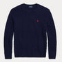 Genser Cable-Knit Wool-Cashmere Navy