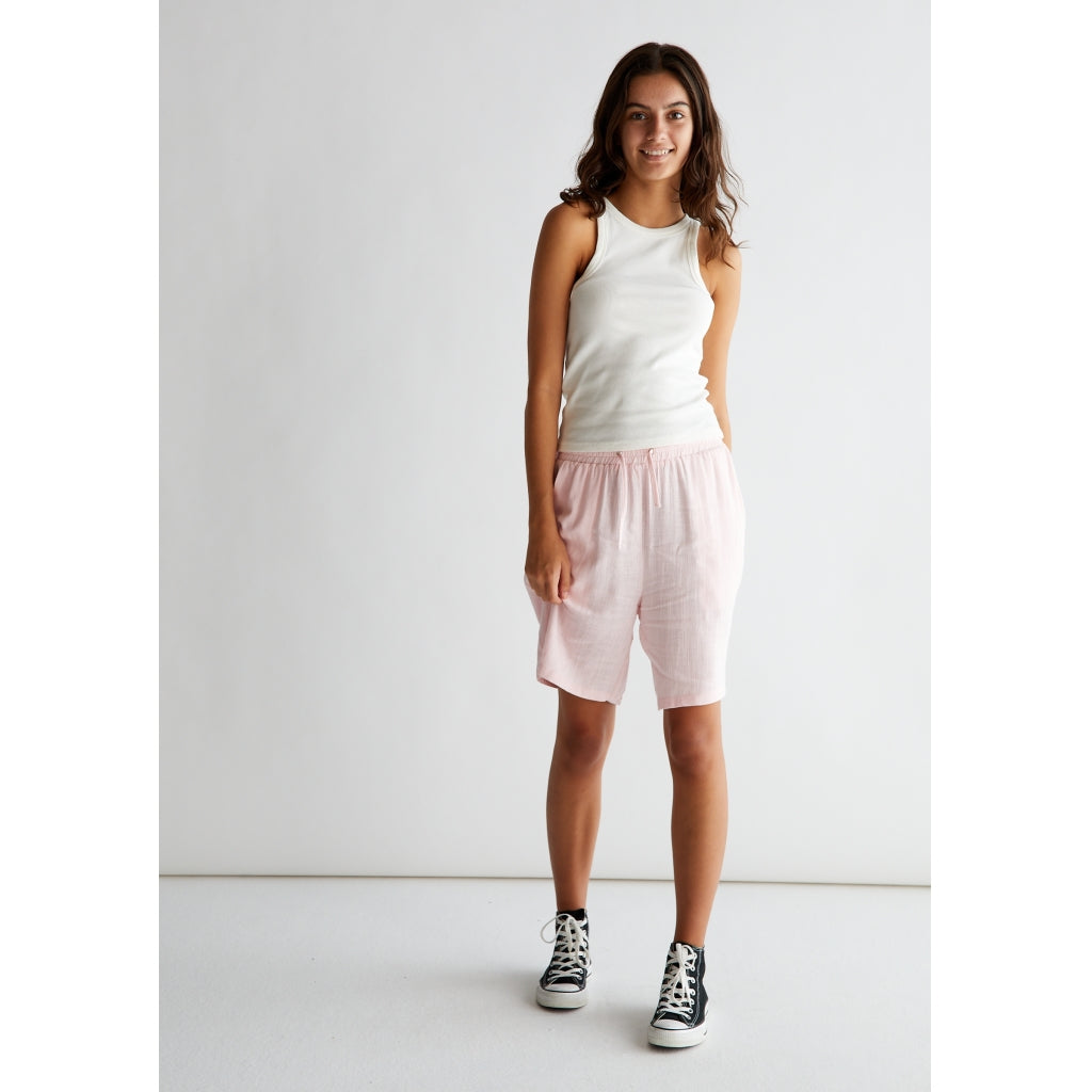 Shorts Tanja linen Light Red