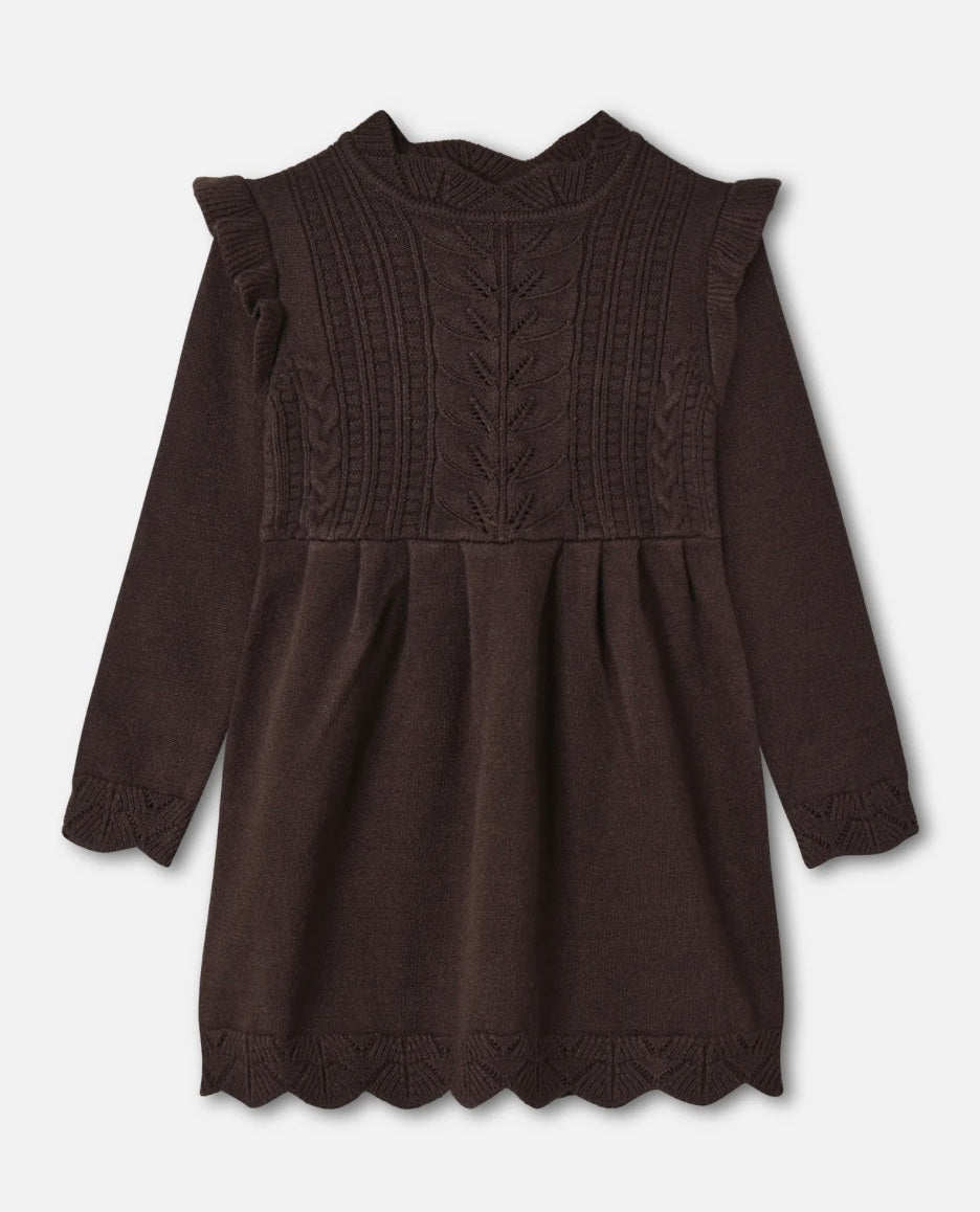 Kjole Alilly Coffee Bean