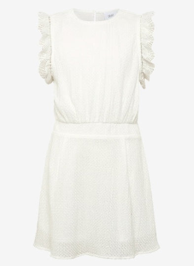 Kjole Gold Lace Off White