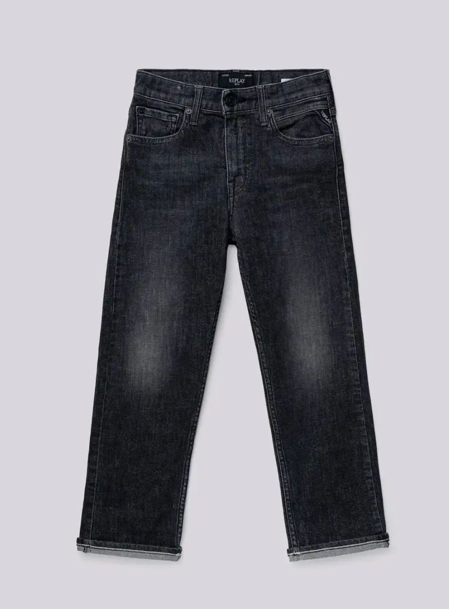 Jeans THAD Boy-Fit Dark Grey