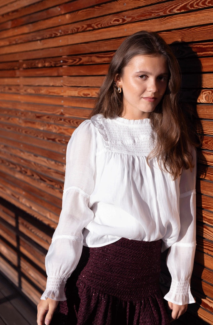Bluse Saga White