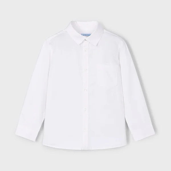 Skjorte Basic Button Down White