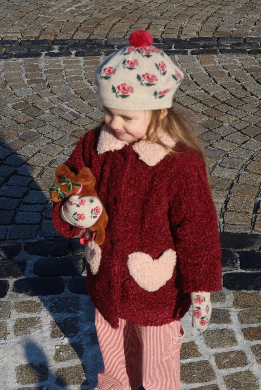 Beret Belou Knit Rose