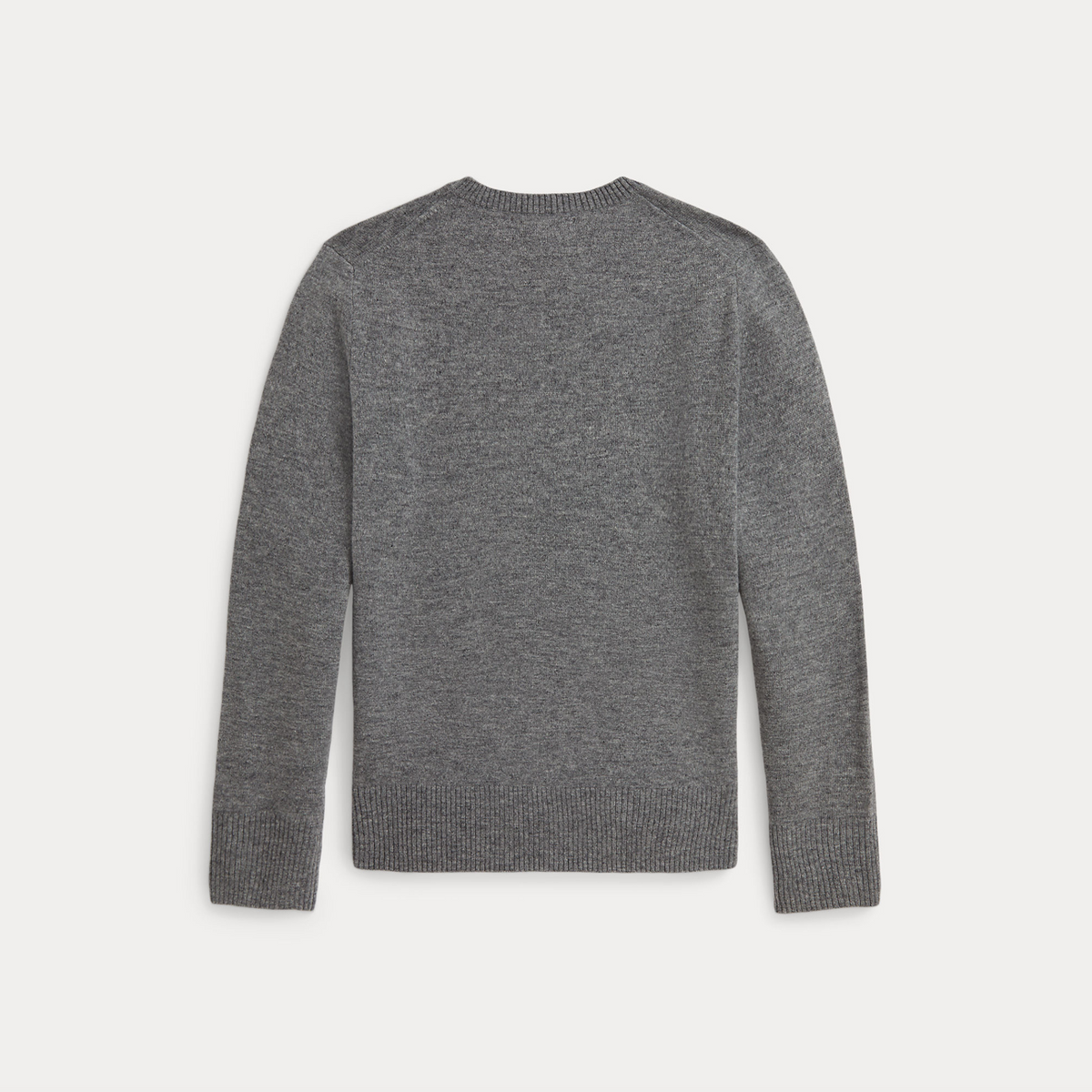 Genser Wool Crewneck Grey Heather