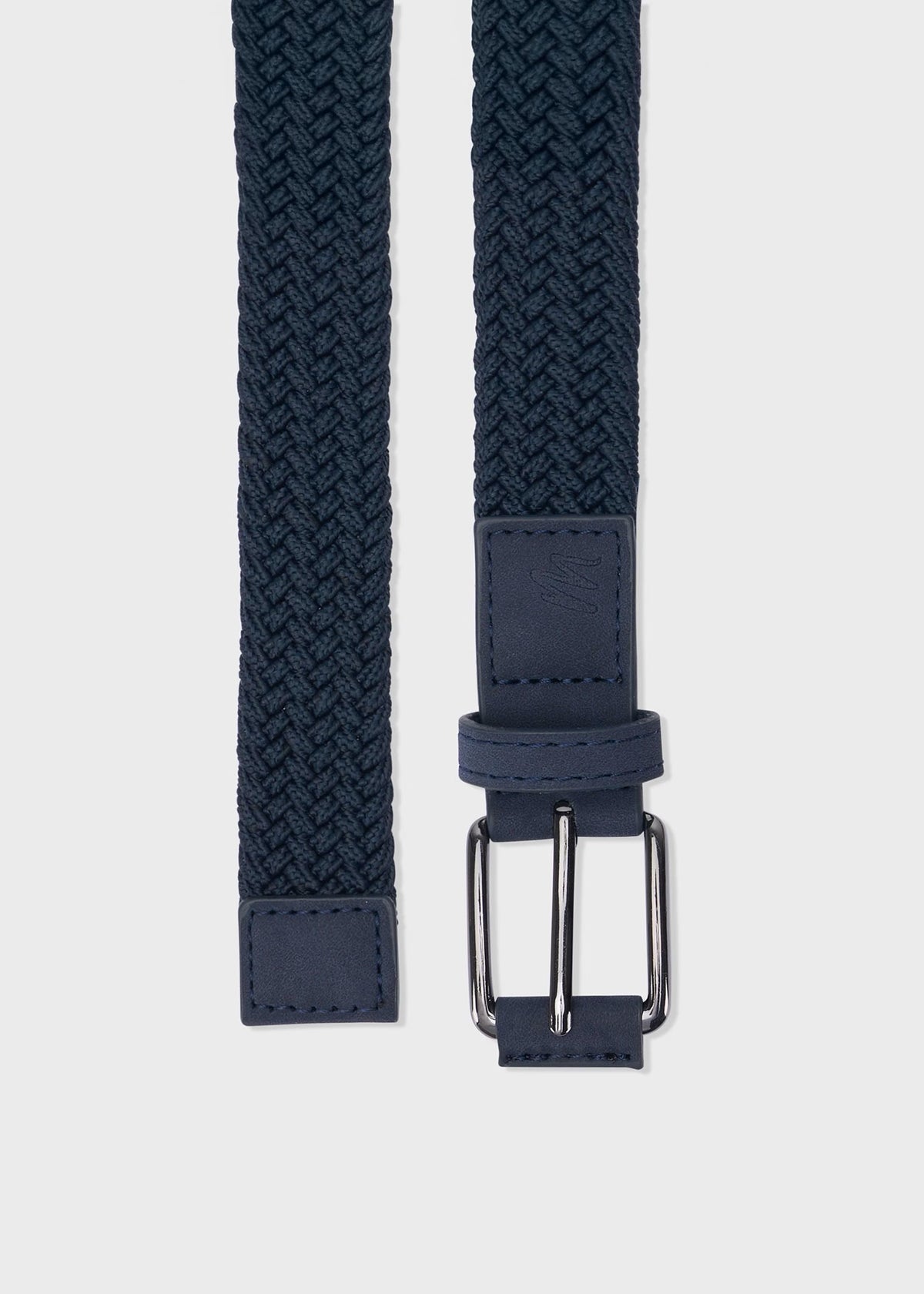 Belte Braided Elastic Navy