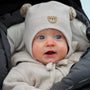 Knytelue Baby Bjørn m/dusker off-white