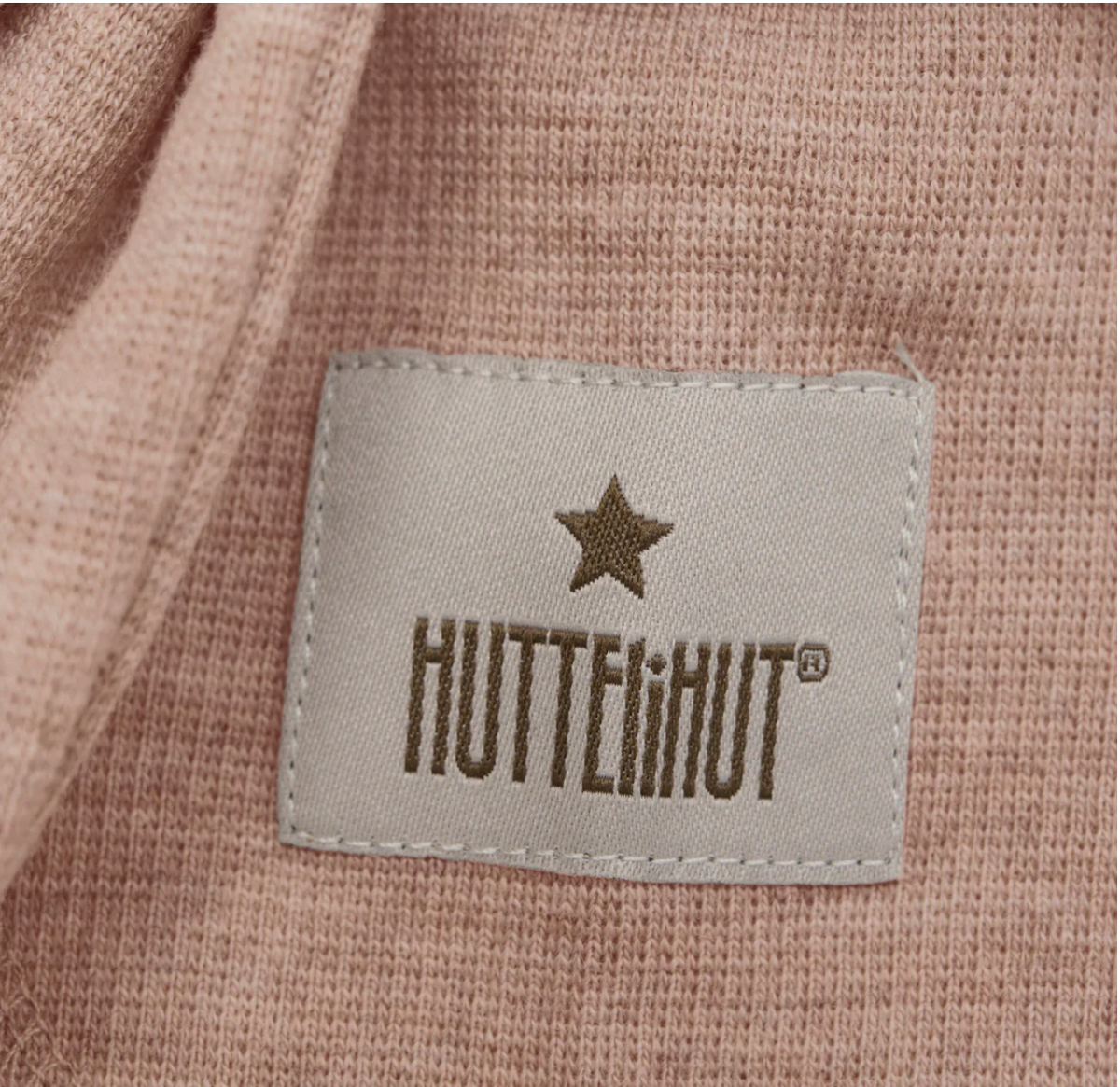 Balaclava Ears Wool Rib Mahogany Rose