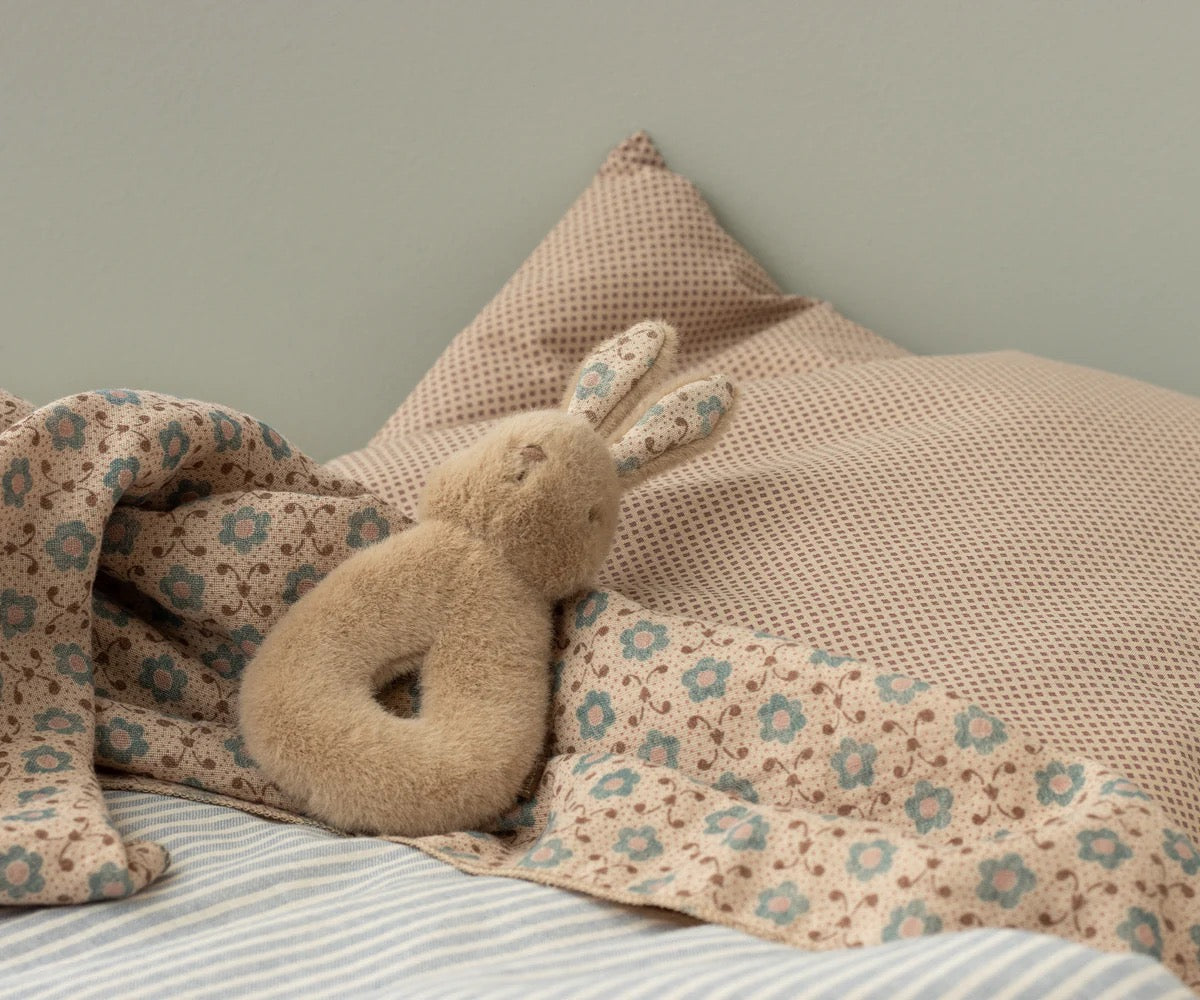 Sett Rattle Rabbit Cream Peach