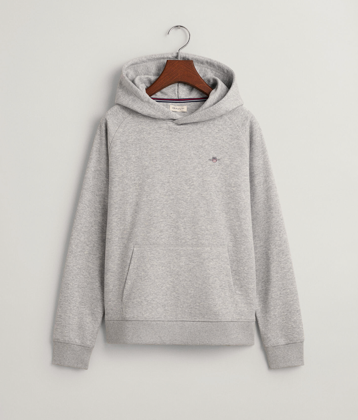 Hettegenser Shield Light Grey Melange