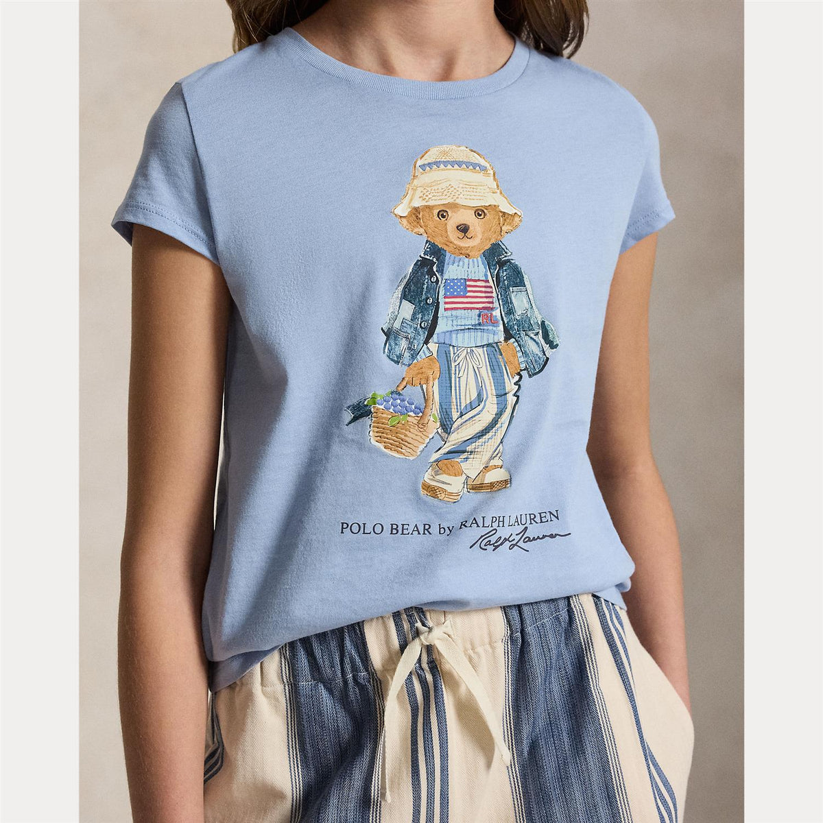 T-Skjorte Polo Bear Estate Blue