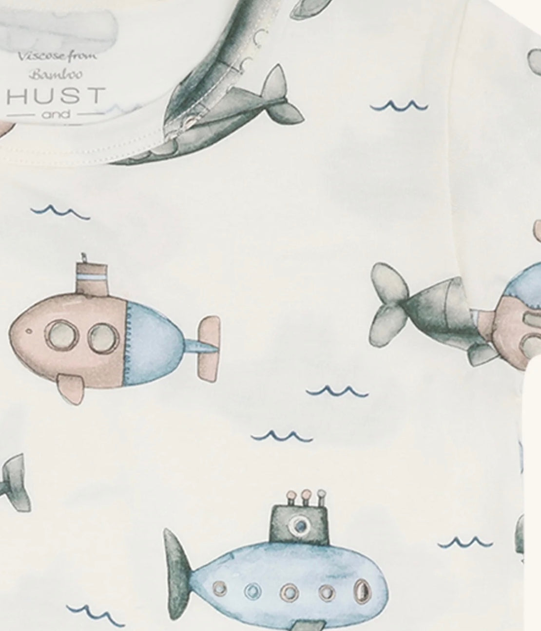 T-skjorte Austin Submarine Ivory