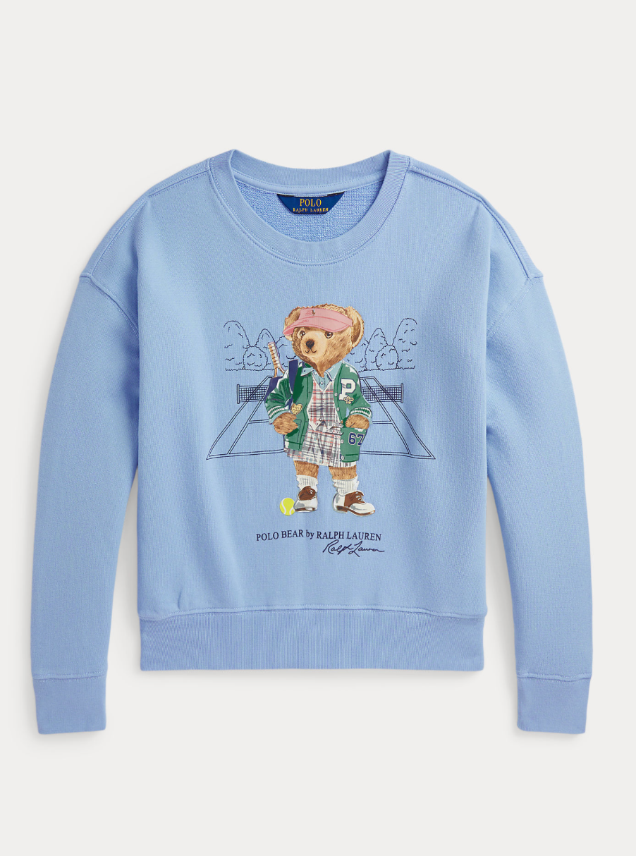 Genser Polo Bear Terry Tennis Blue