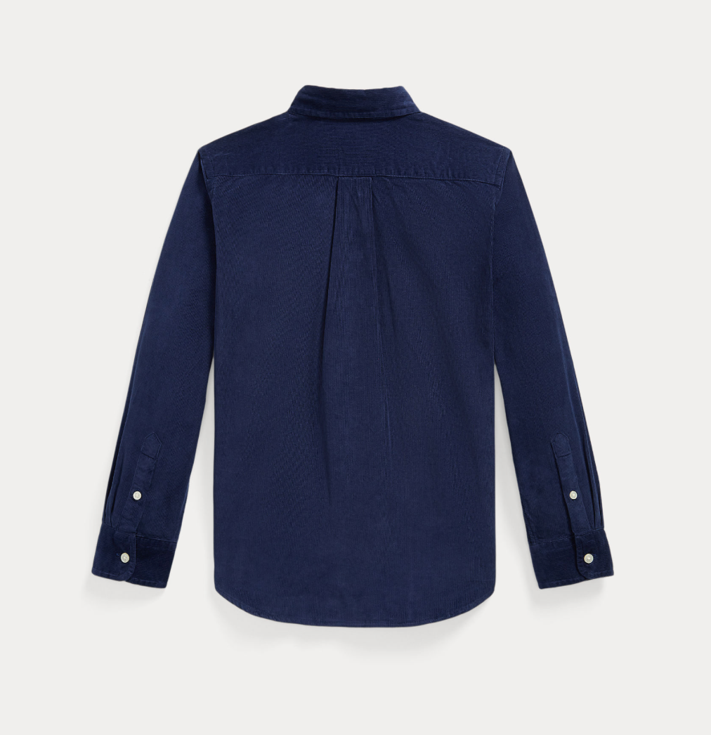 Skjorte Corduroy Polo Newport Navy