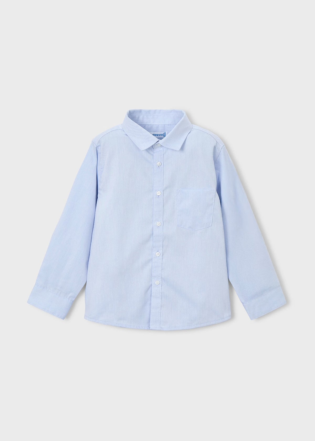 Skjorte Basic Button Down Light Blue