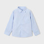 Skjorte Basic Button Down Light Blue
