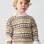 Genser Jacquard Cereal Heather