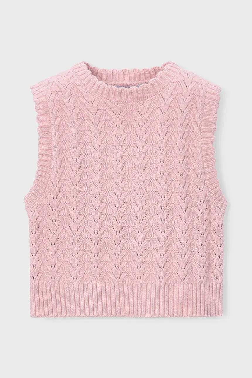 Vest Knitting Pastel Mix