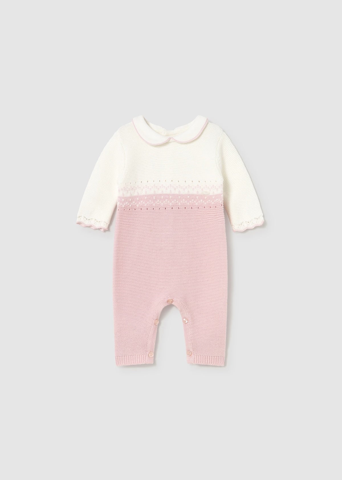 Sparkedress Knit Romper Quartz
