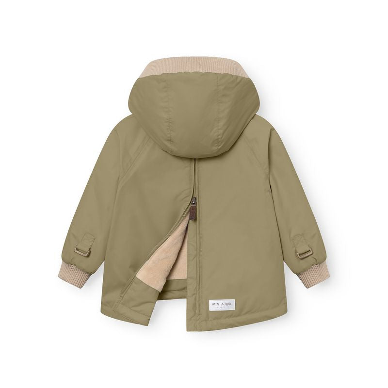 Anorakk Baby Wen Fleece Lined Winter Aloe Green