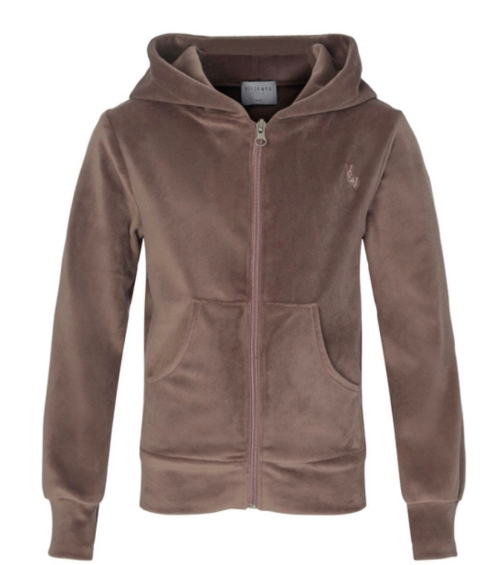 Jakke Hermine Velour Taupe