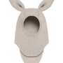 Balaclava Ears Wool Fleece Camel Melange