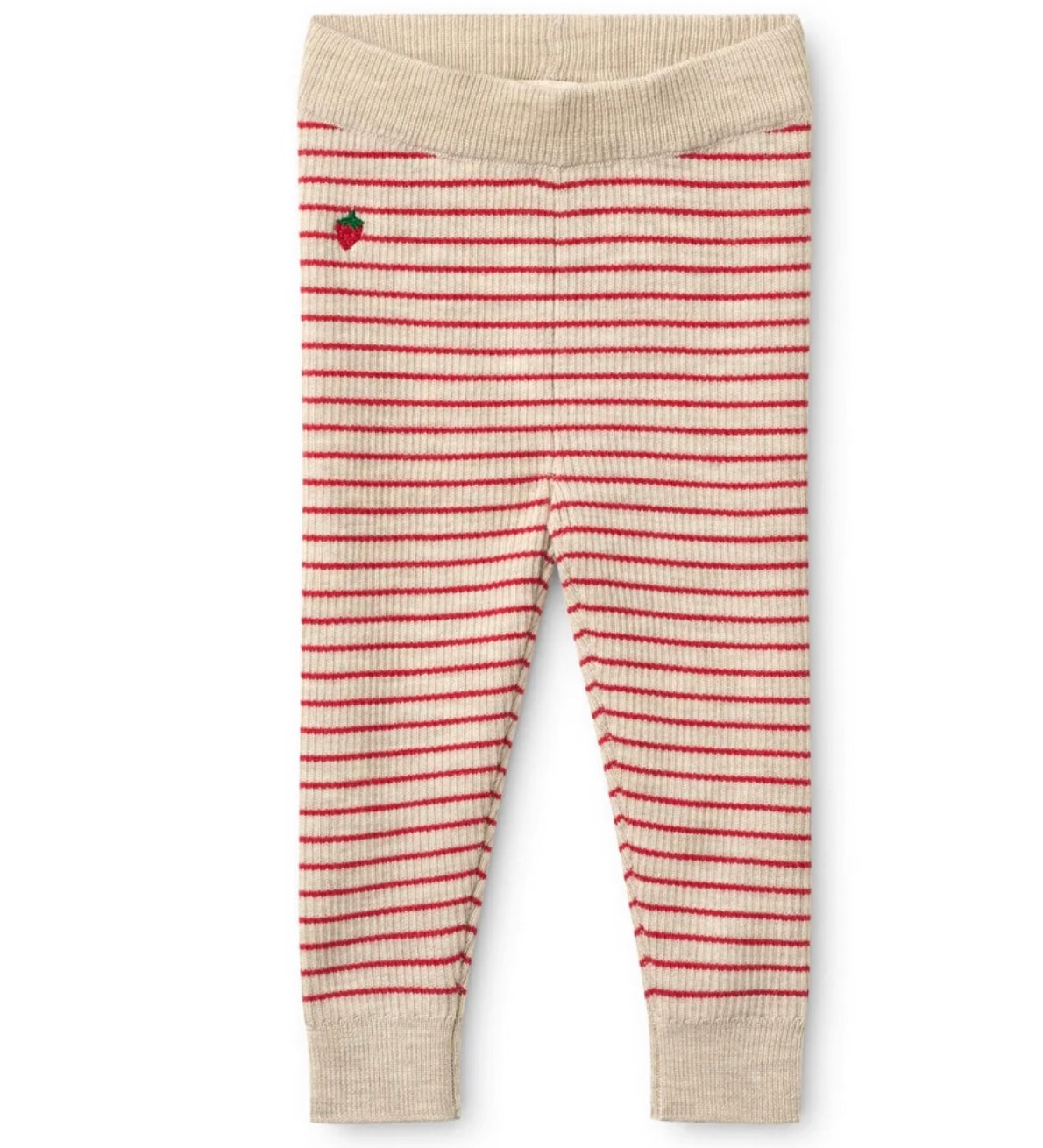 Leggings Flye Wool Oat mel/Poppy Red