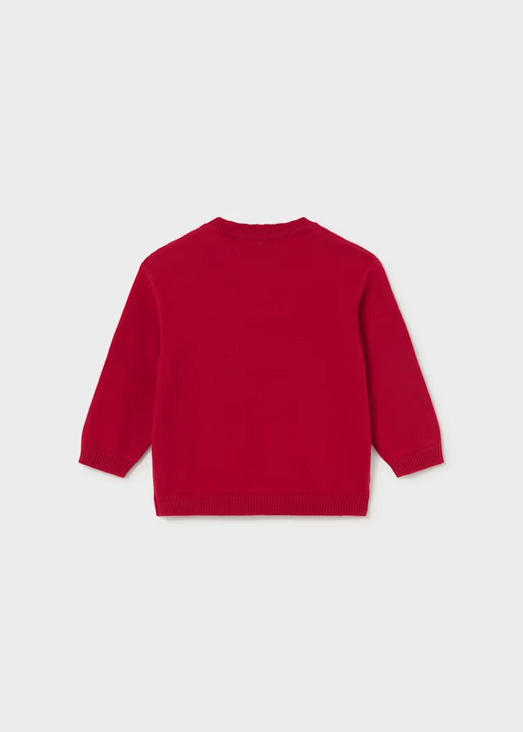Genser Knit Dog Red
