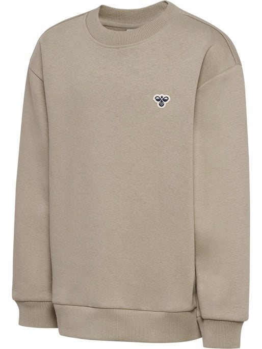 Genser Loose Bee Crewneck Vintage Khaki