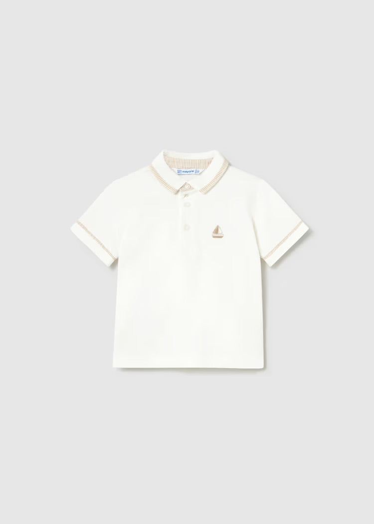 T-skjorte Polo Båt Cream