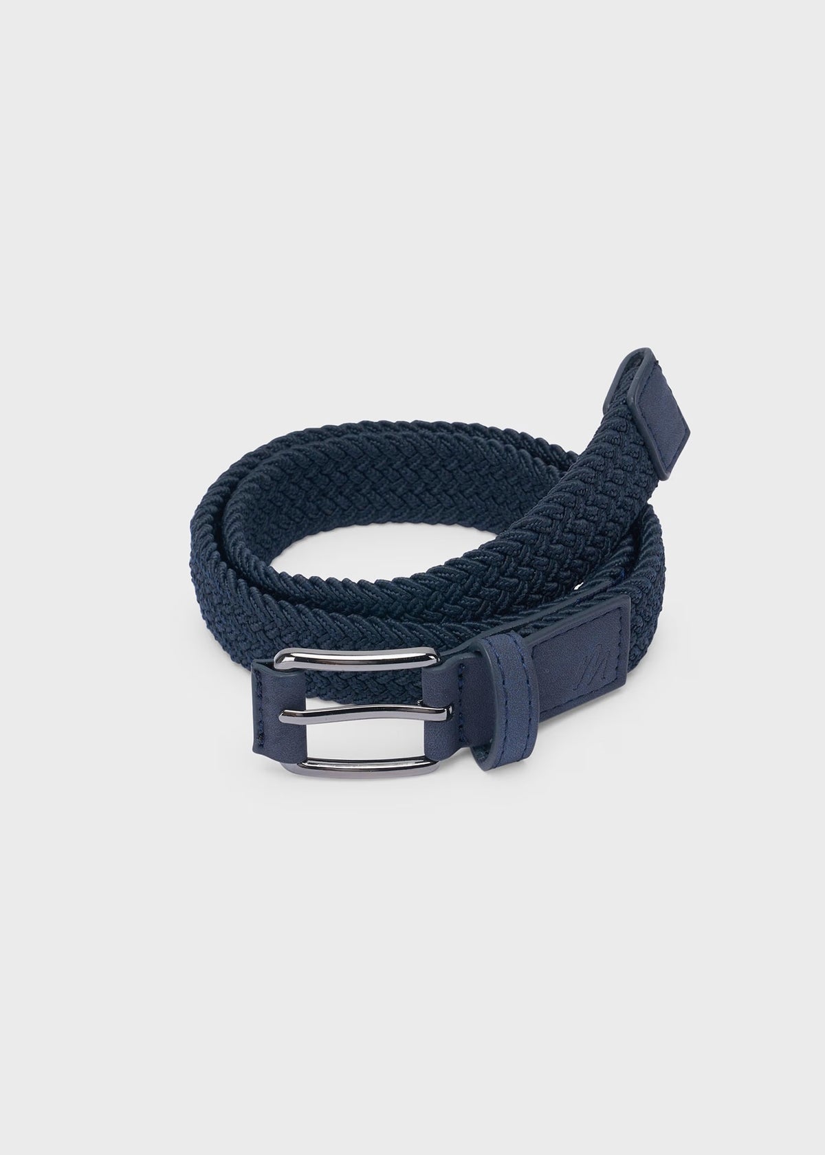 Belte Braided Elastic Navy