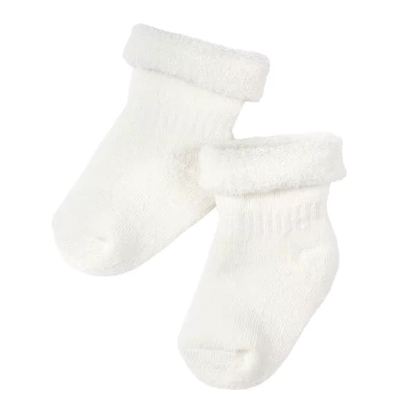 Ullsokk Frottè Hvit