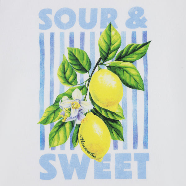 T-Skorte Sour & Sweet Bright White