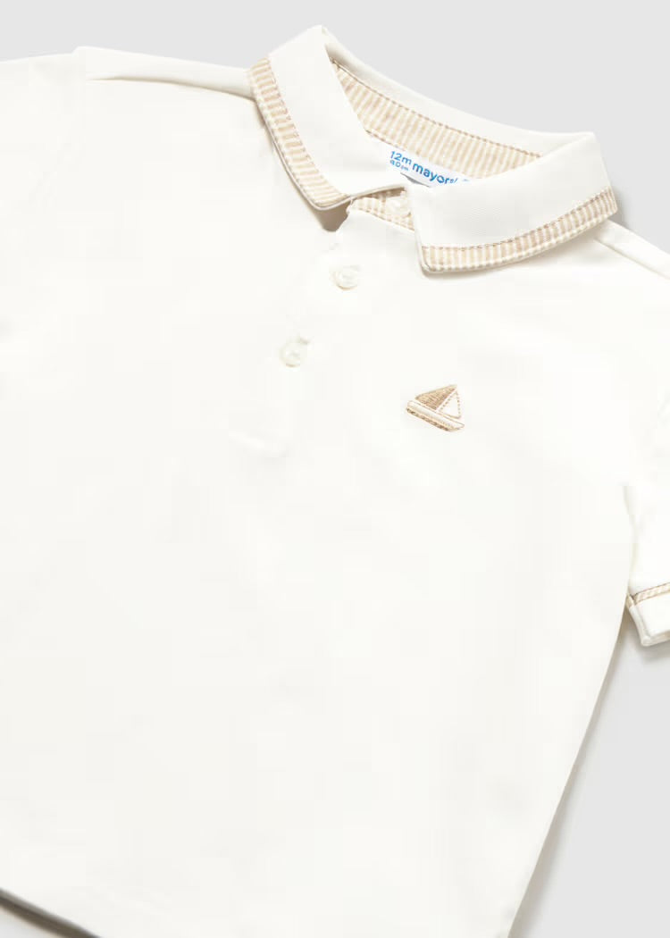 T-skjorte Polo Båt Cream