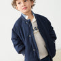 Jakke Bomber Lightweight Blue