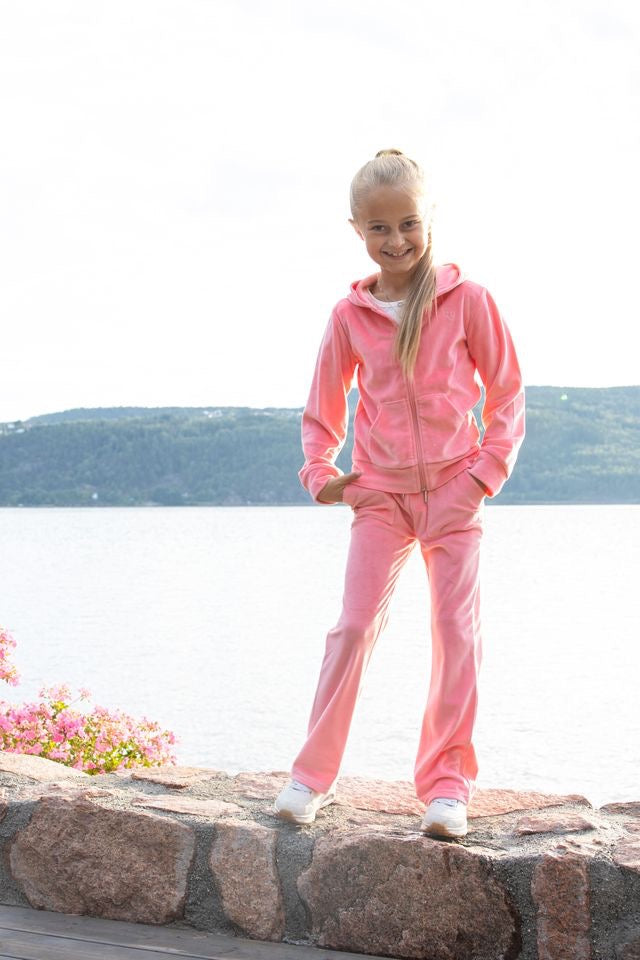 Bukse Hermine Velour Coral