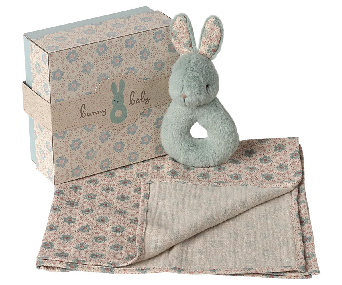 Sett Rattle Rabbit Mint