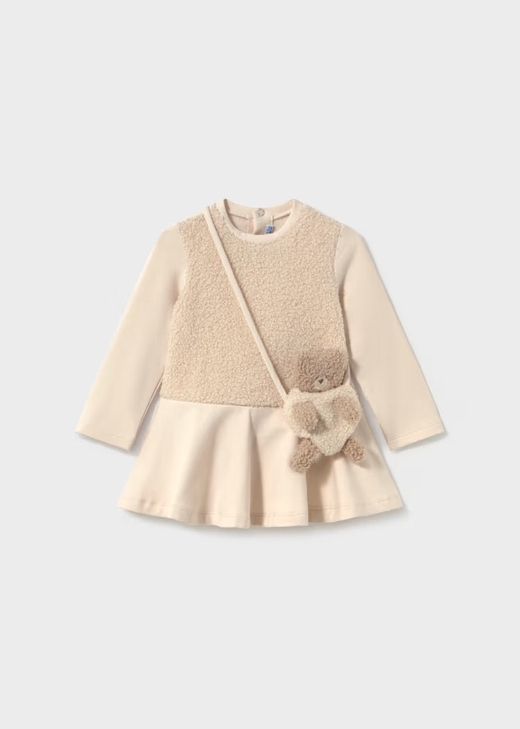 Kjole Teddy M/Bamseveske Tofu