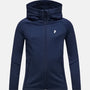 Jakke Rider Essentials Midlayer Zip Hood Blue Shadow/Blue Shadow