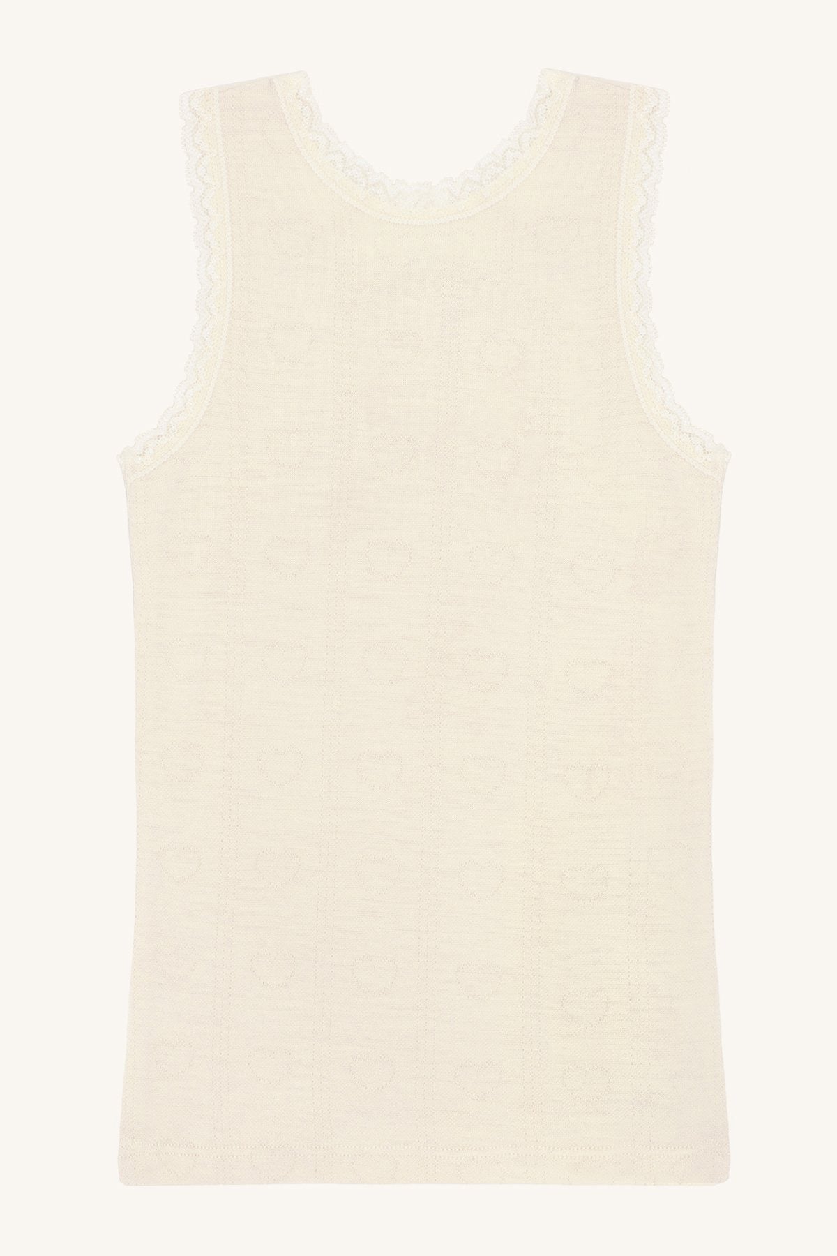 Singlet Faith Pointelle Ull Ivory