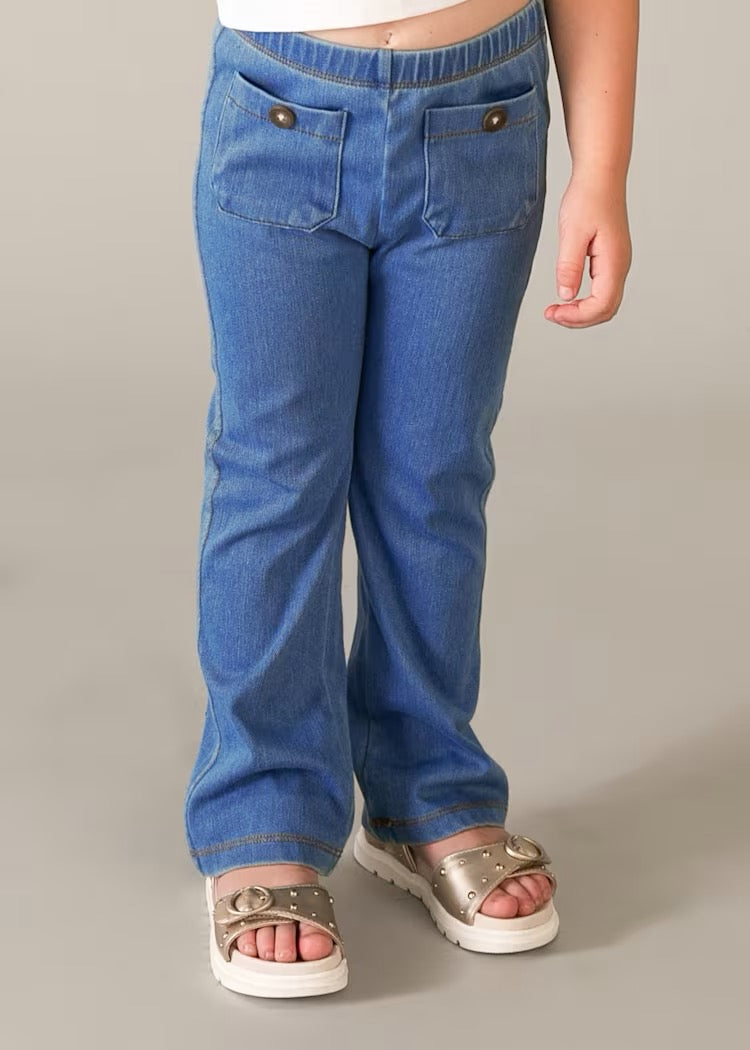 Leggings Flared Medium Denim