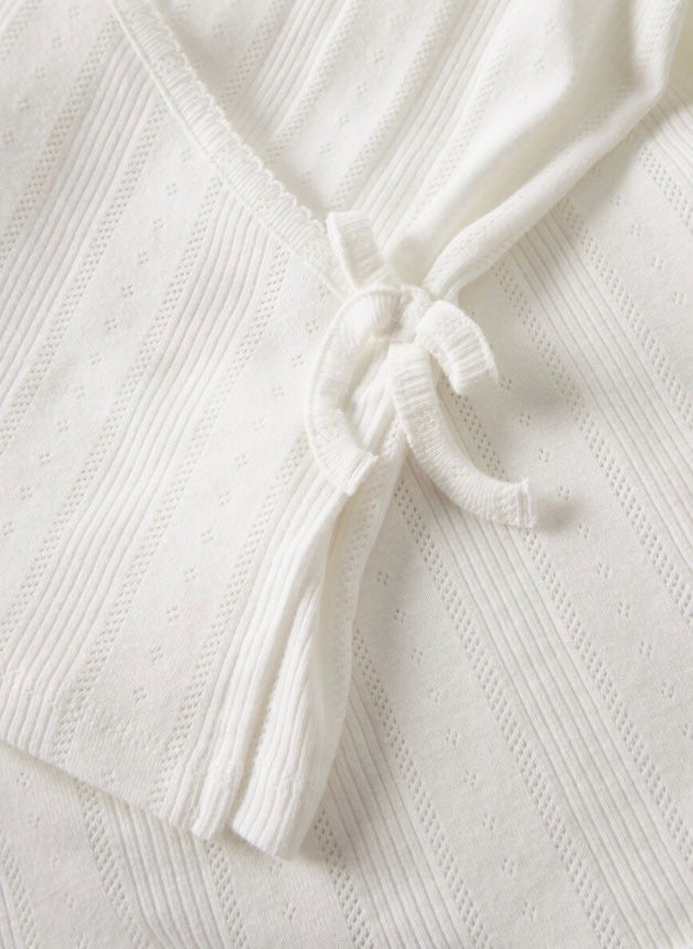 Genser Hannah Wrap Antique White