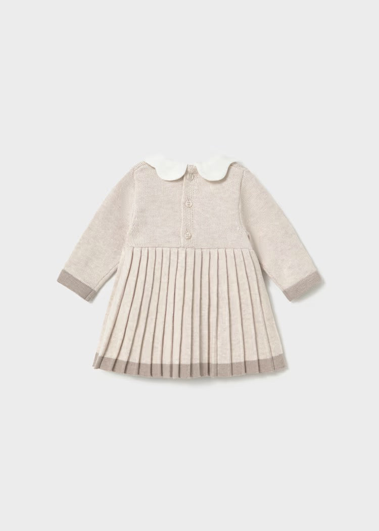 Kjole Knit Tricot Milk Heather