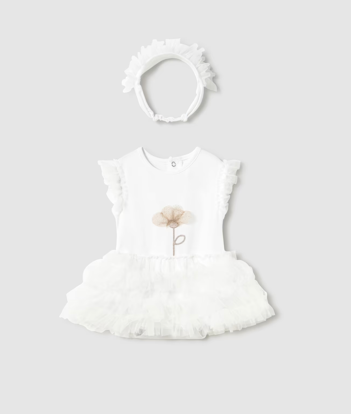 Body Tutu M/Hårbånd White