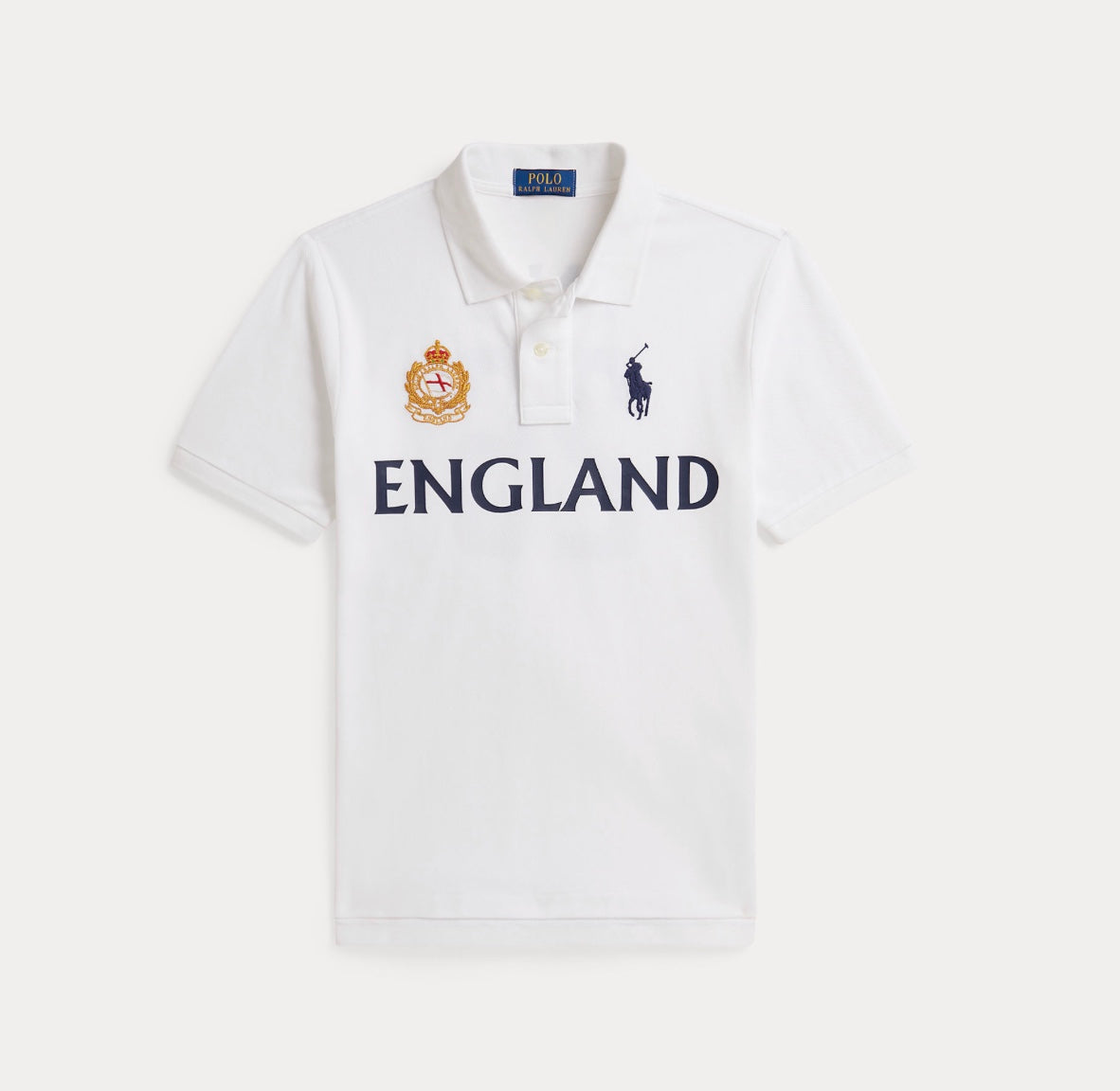 T-skjorte Vm England Mesh White